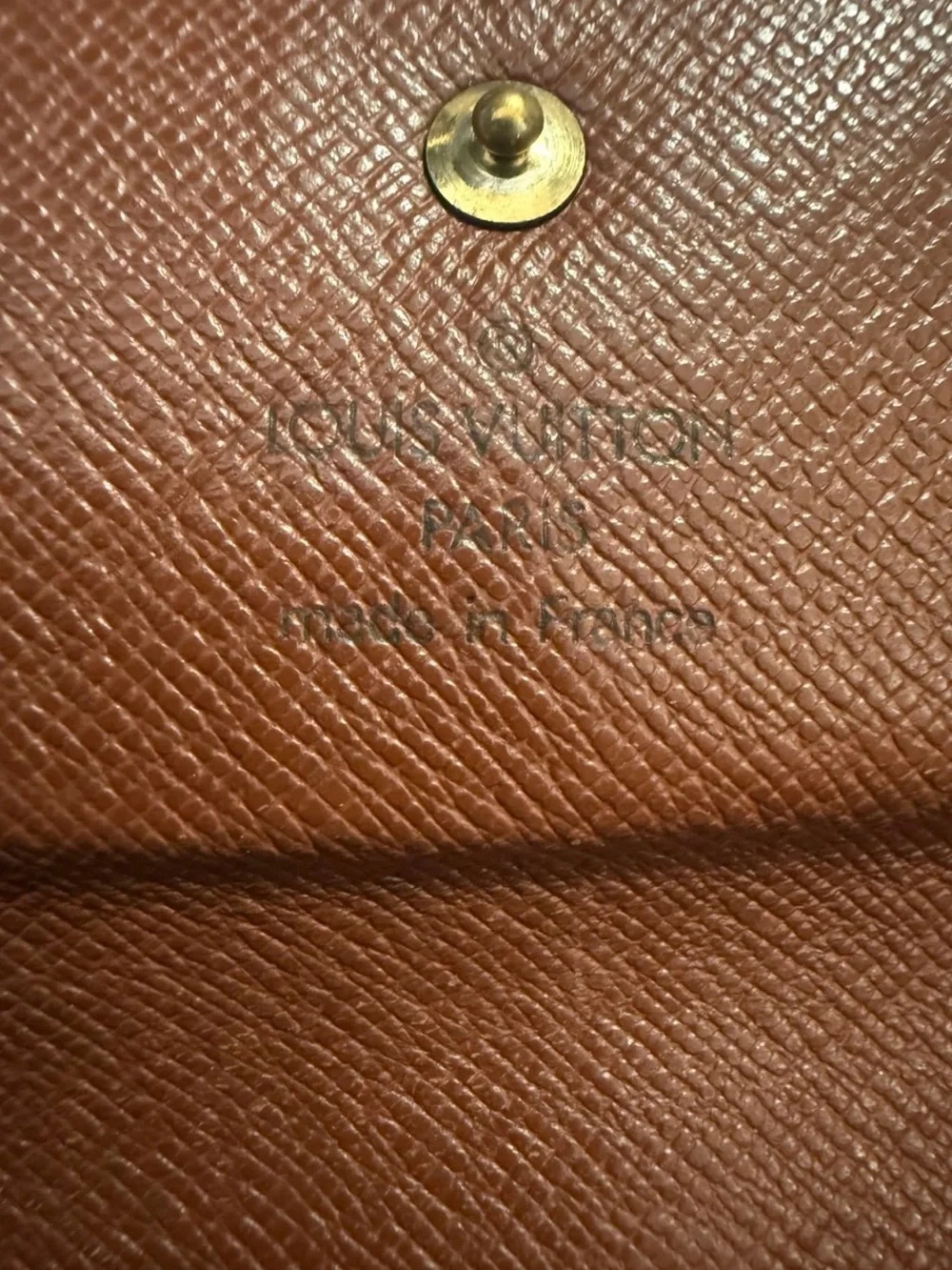 Louis Vuitton Monogram Continental Wallet in Brown and Gold